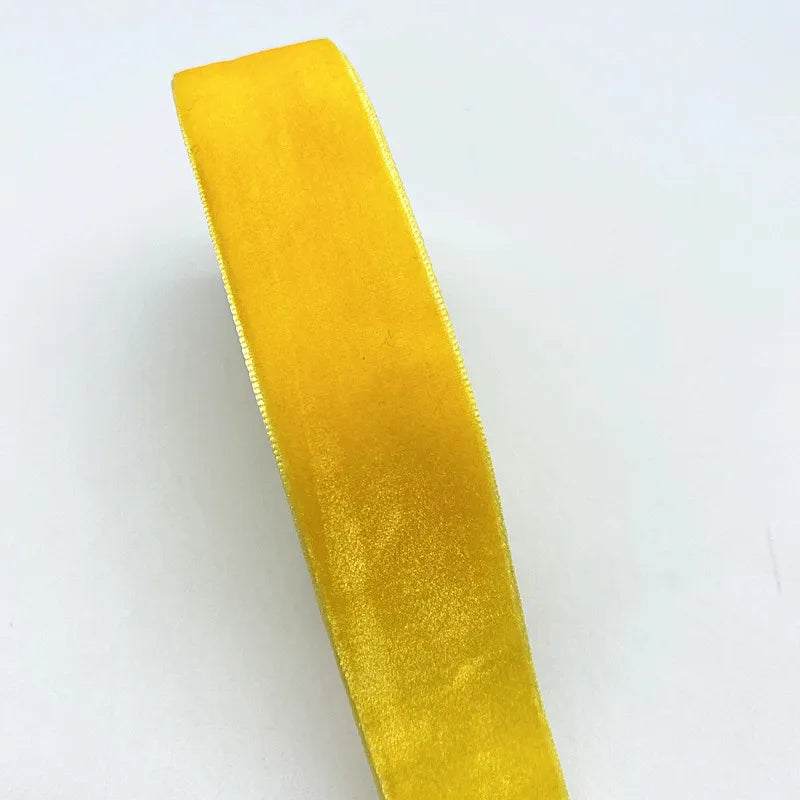 New 6-38mm Colour Single Face Line Velvet Ribbon for Bowknot Christmas Ribbon Party D alternate view