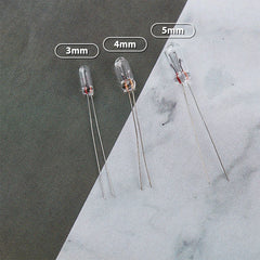 10pcs Miniature Lamp Bulbs | 0.07A 3mm 4mm 5mm 3V 6V 9V 12V 24V Edison Incandescent F alternate view