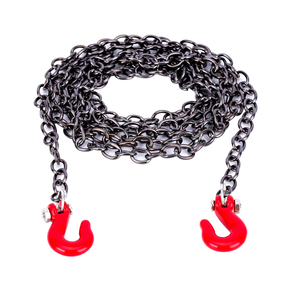 Metal Recovery Drag Chains Trailer Hitch Shackle Winch Anchor for 1/10 RC Crawler TRX4 T detail view