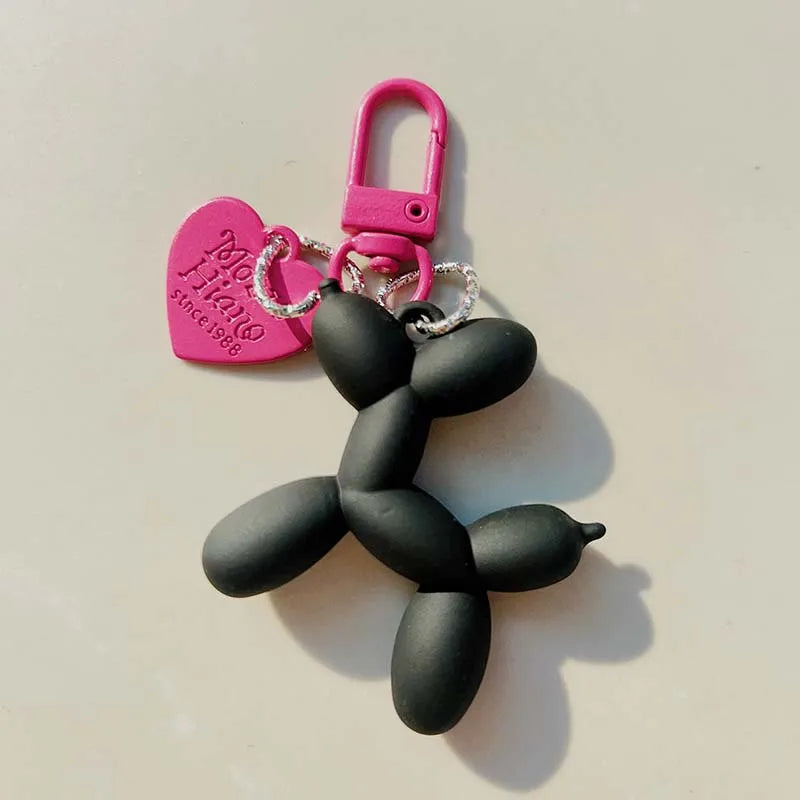 Jelly Cute Jelly Balloon Dog Keychain Pendant Cartoon Dog Chain Keychain - Lovely A additional angle