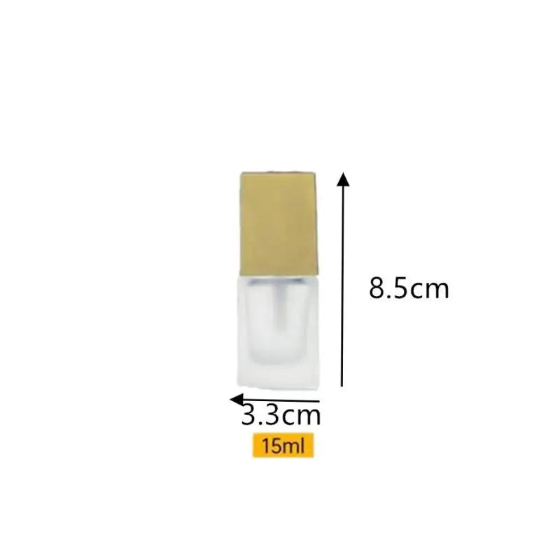 Empty Pump Bottle Glass Liquid Foundation Container | Refillable 15/30ml Travel Bot additional angle