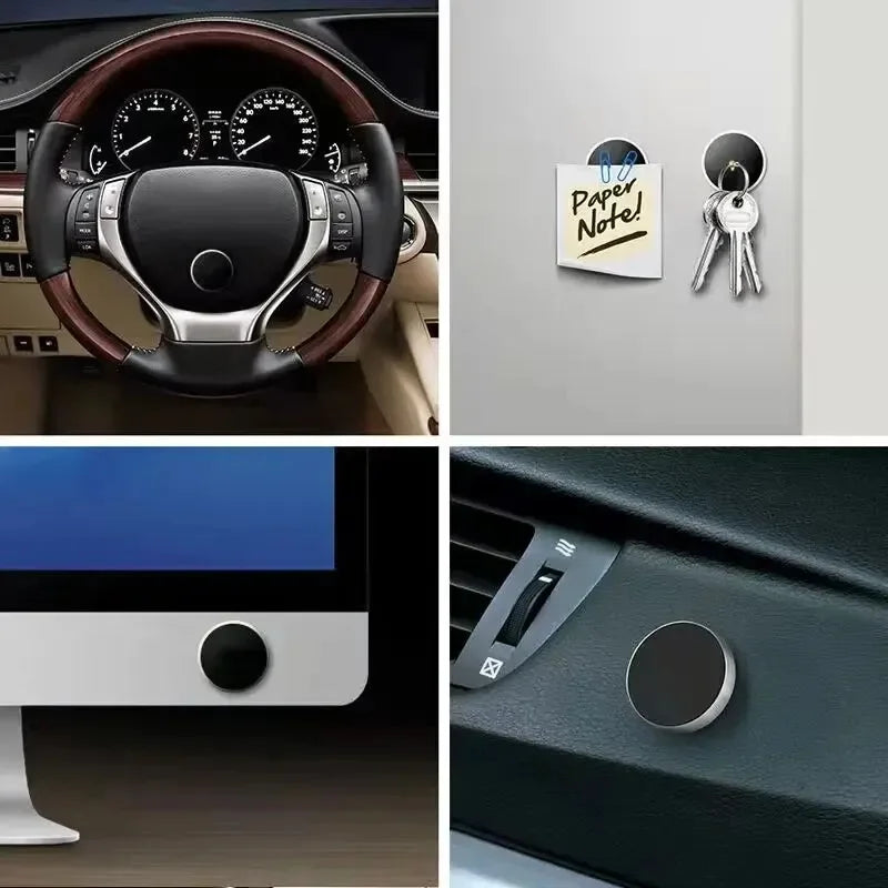 Magnetic Car Phone Holder Dashboard Wall Mounted Car Magnet Sticker Mobile Phone Hold lifestyle view