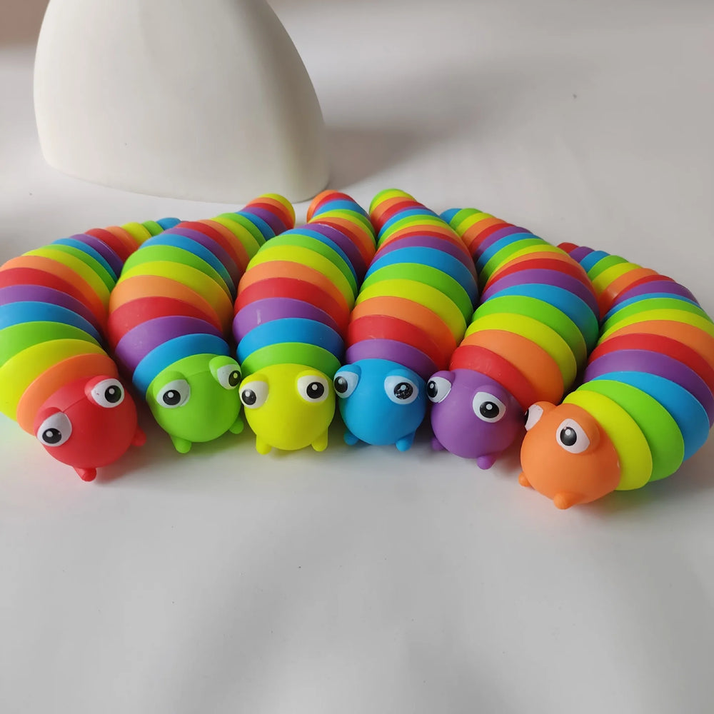 Slug Fidget Sensory Toys for Autistic Children Toddler Airplane Car Travel Essentia additional angle