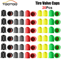 20 Pcs Tire Valve Caps Universal Stem Covers