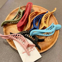 Frosted Duckbill Clips Women Girls Hairpins Headwear Ponytail Acrylic Duckbill Clips Large Size Hair Claws Barrettes Candy Color