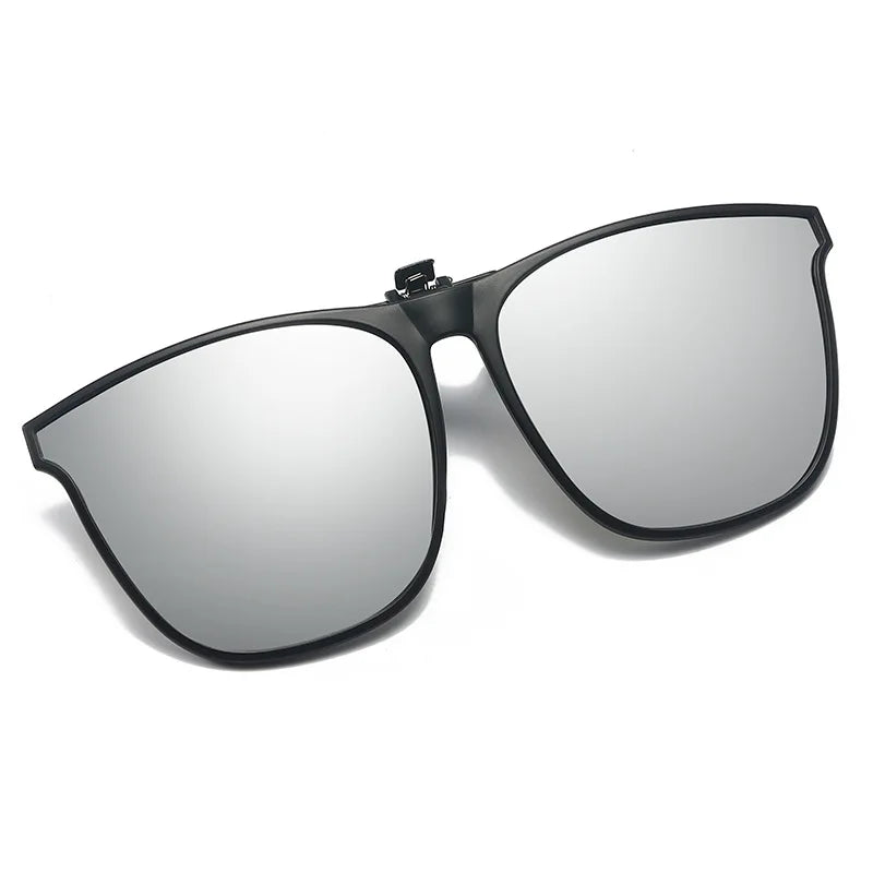 Polarized Clip On Sunglasses Men Car Driver Goggles UV400 Sun Glasses Anti Glare Vi additional angle
