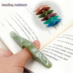 1pc Solid Color Book Page Holder, Creative Portable Thumb Book Page Holder For Reading Book,Pattern