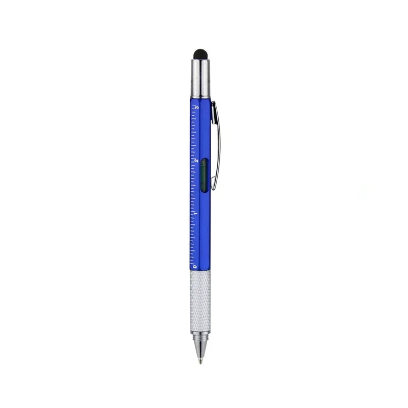 7 in 1 Multifunction Ballpoint Pen | EDC Hand Tool with Ruler Screwdriver Stylus Level detail view