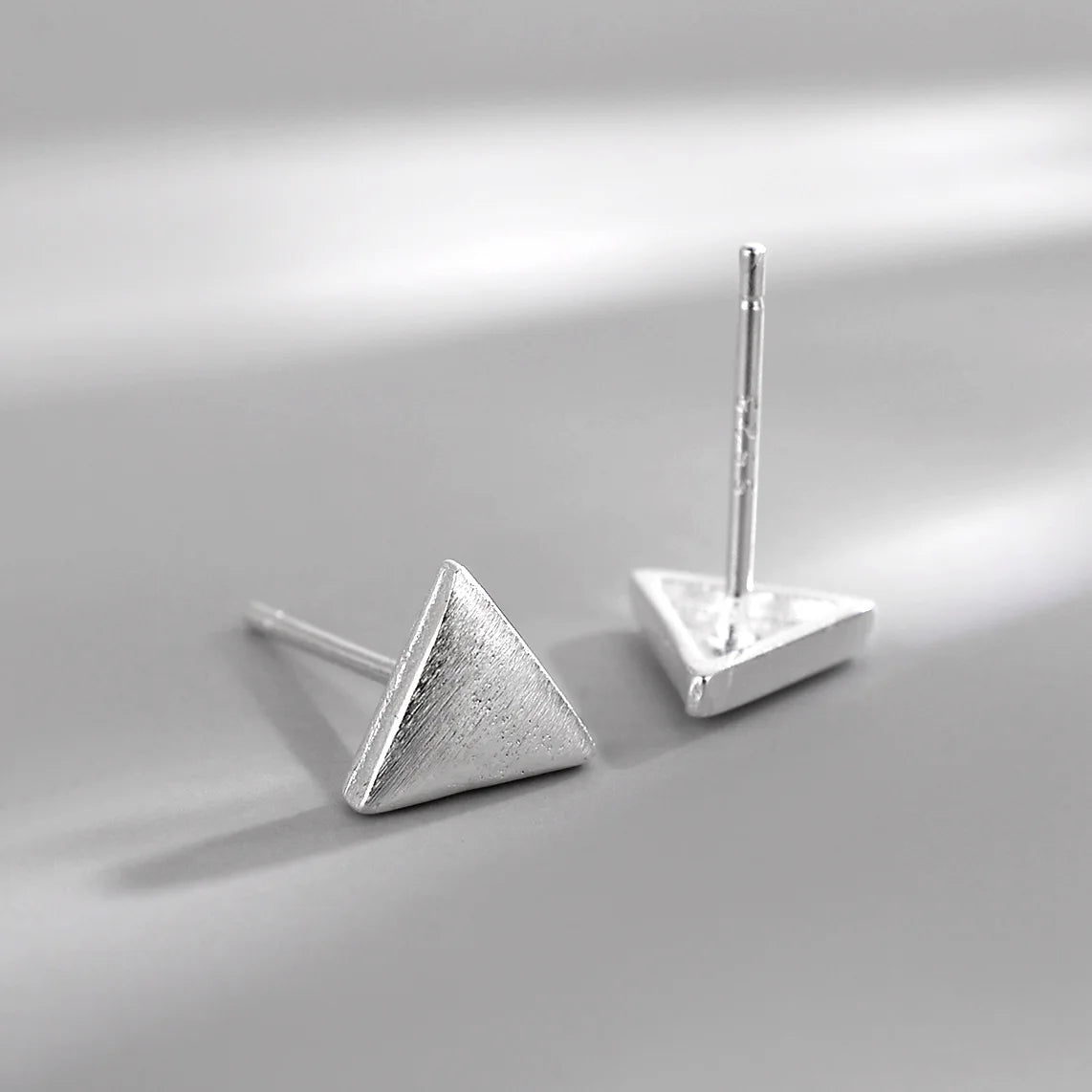 925 Silver Needles Lovely Mini Stud Earrings Women Cute Heart Star Moon Daisy Christm lifestyle view