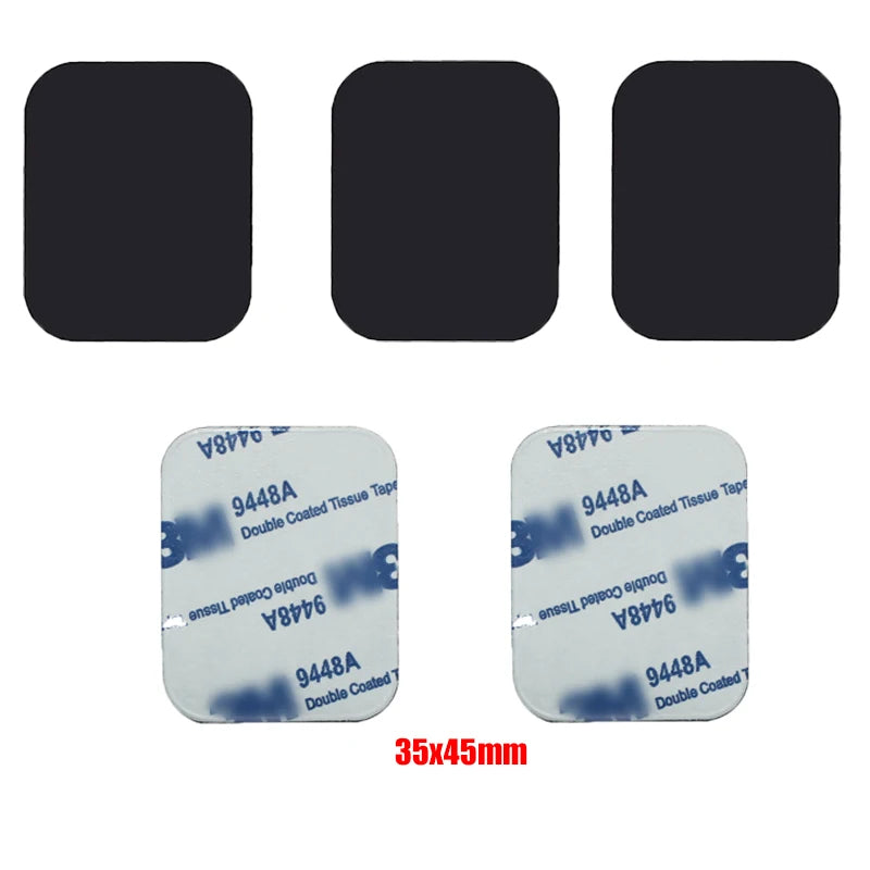 5pcs/Set Metal Disk Plate for Magnetic Phone Holder Black Iron Sheet Disk Sticker Car Phone Magnet Stand Accessories for car
