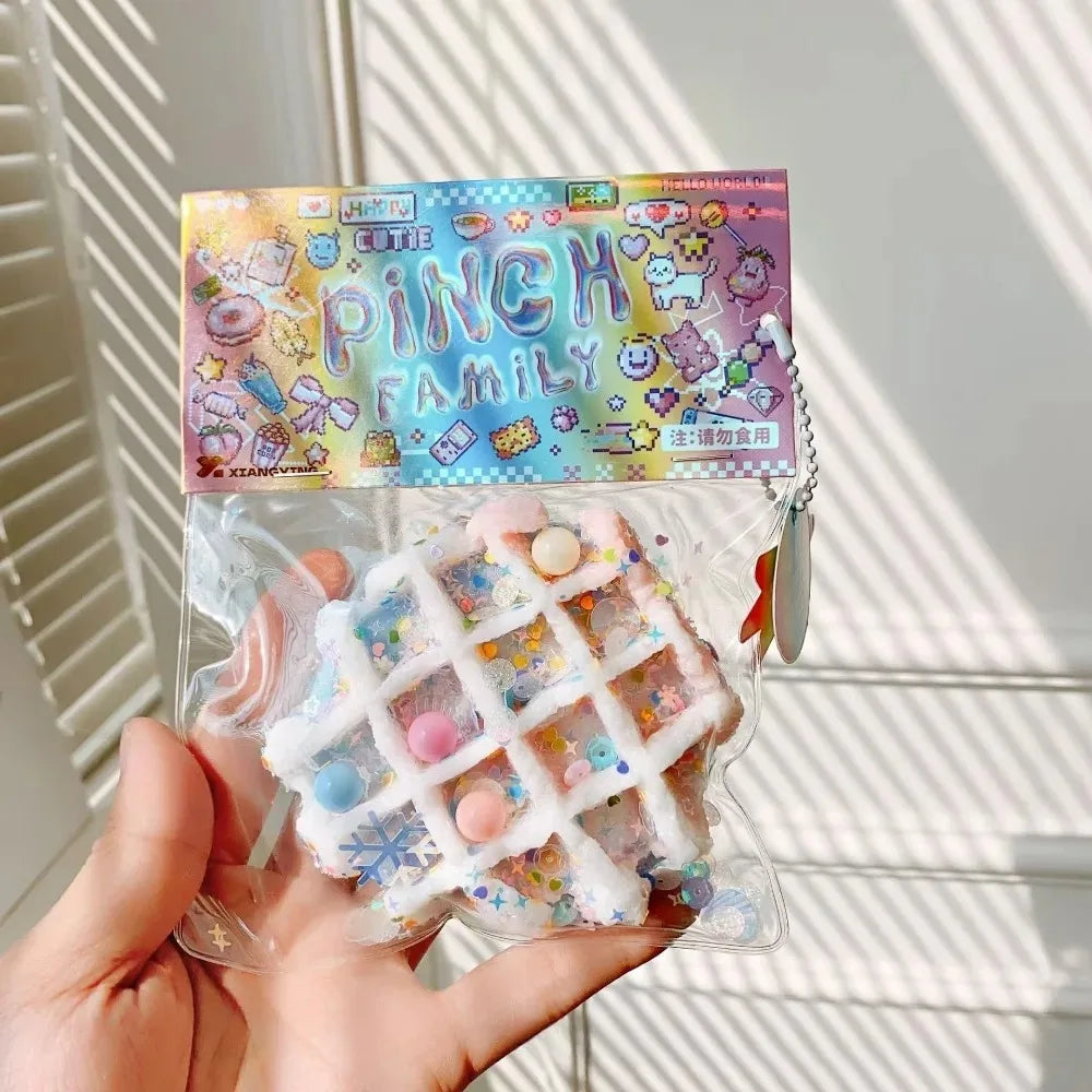 Taba Squishy Squeeze Toys Fidget Squishy Food Toys Reduced Pressure Kawaii Donuts Waf alternate view