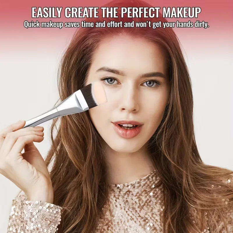 Ultra-Thin Foundation Brush Mixing Palette Makeup Sponge Puff for Seamless Blending additional angle