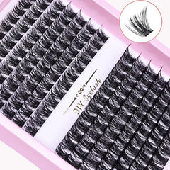 Lash Clusters 168pcs | DIY Wispy Individual Lashes 10-16mm D Curl detail view