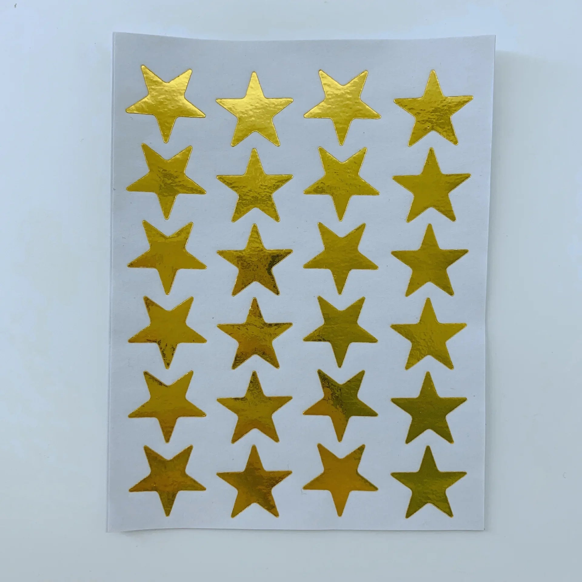 Gold Star Sticker Set for Teachers and Class Rewards | 10 Sheets of Five Pointed Star lifestyle view