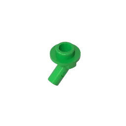 Gobricks GDS-2192 Bar, Angled with Stud on End | Compatible with Lego 65578 Technical close-up view