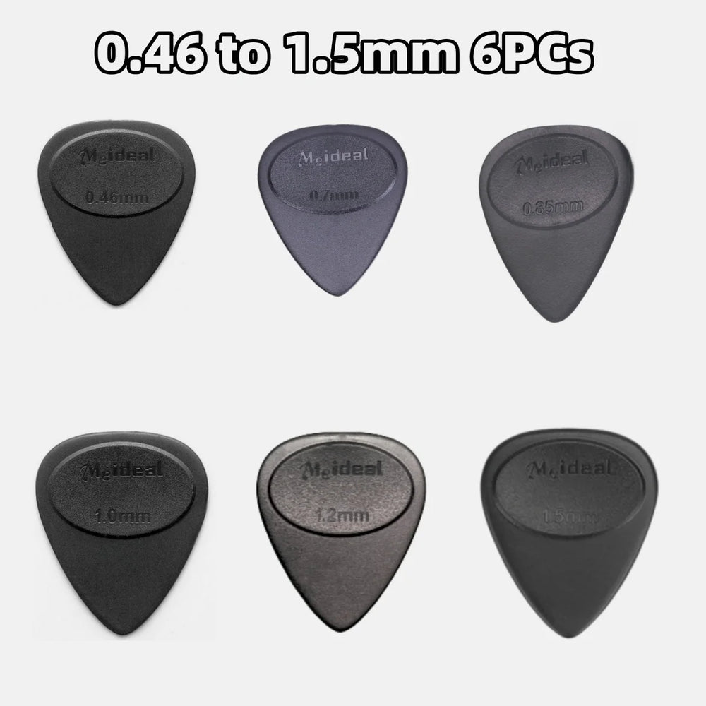 Meideal Guitar Pick Anti-slip Matte - Durable ABS Plectrum 0.46 to 1.5mm Thickness / alternate view
