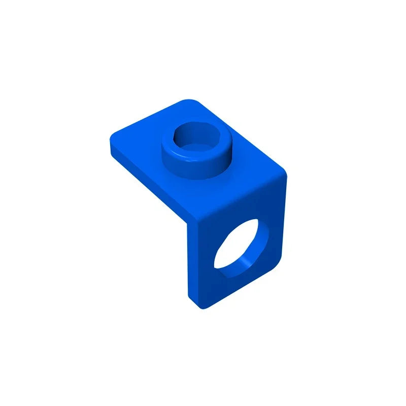 Gobricks GDS-1165 Minifig Neck Bracket with Back Stud | Thin Back Wall Building Blo additional angle
