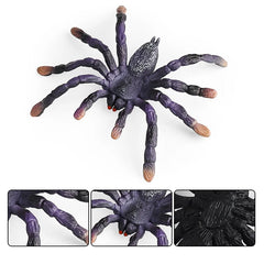 Oenux Insect Animals Model Spider Web Scorpion Bat Action Figures Figurine Miniature Cute Educational Kid Toy Halloween Gift