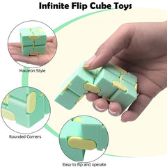 Infinity Flip Puzzle Cube | Anti Stress Fidget Toy for Focus alternate view