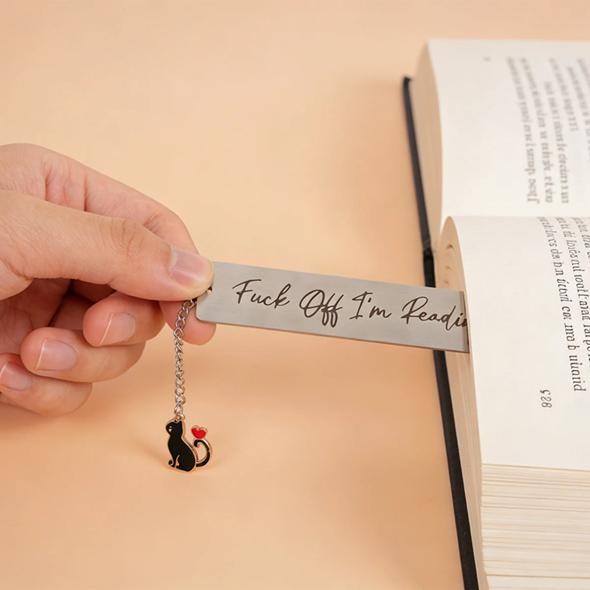 1pc Reading Fun Bookmarks Gifts Funny Book Markers for Women Book Accessories for R additional angle