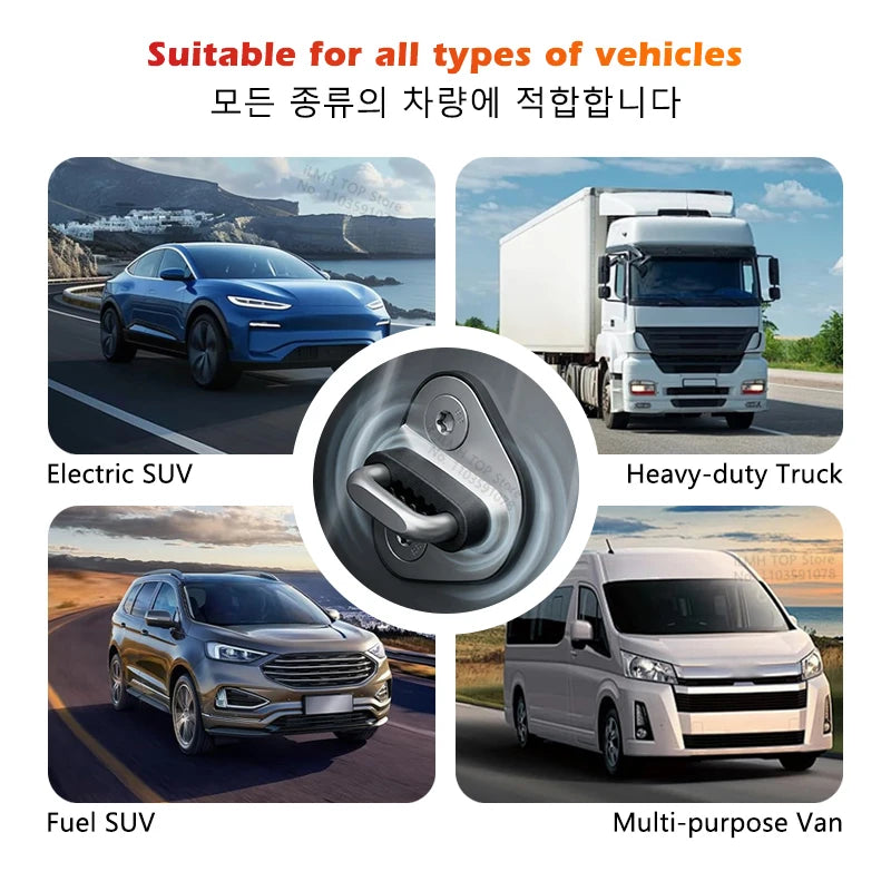 Car Door Shock Absorber Universal Car Door Buckle Soundproof Deadener Damper Cushio additional angle