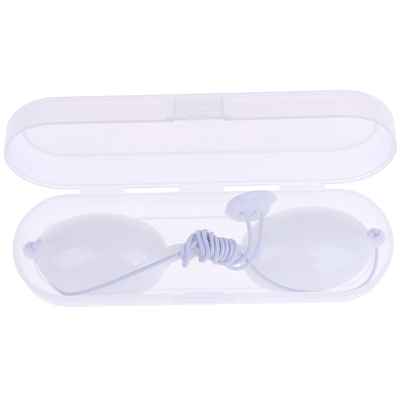 Adjustable Laser Safety Eyepatch Goggles | Full Shading Protective Eyewear for Tattoo an detail view