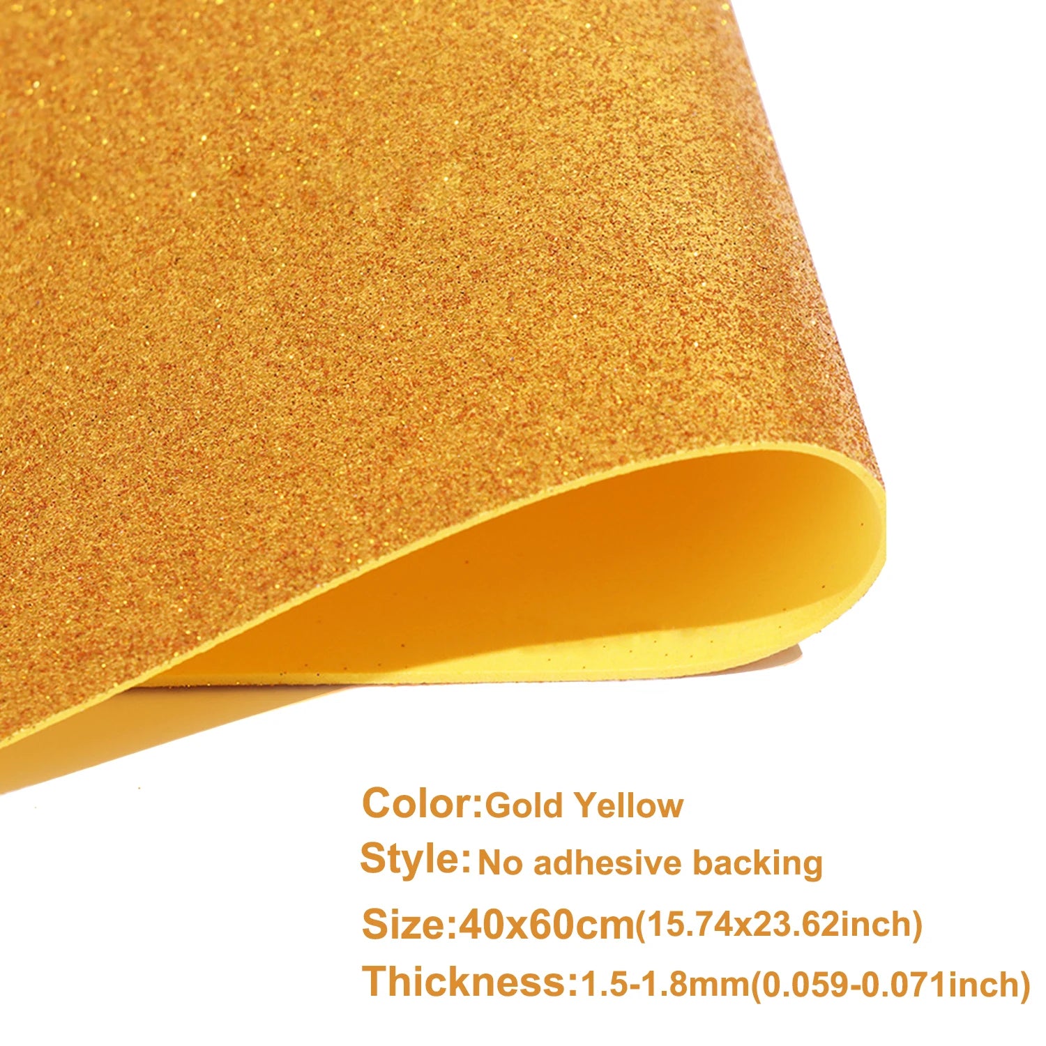 Glitter EVA Foam Sheet 40x60cm | Self-Adhesive Sparkly Foam Paper for DIY Crafts and Dec detail view