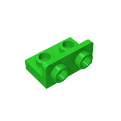 Gobricks GDS-643 Bracket 1 x 2 - 1 x 2 Inverted | Compatible Building Block for Lego 997 detail view
