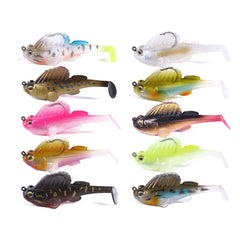 1pcs Silicone Dark Sleeper Wobbler Fishing Lure 7g 14g 20g Sinking Soft Lure Jig hook Sw detail view
