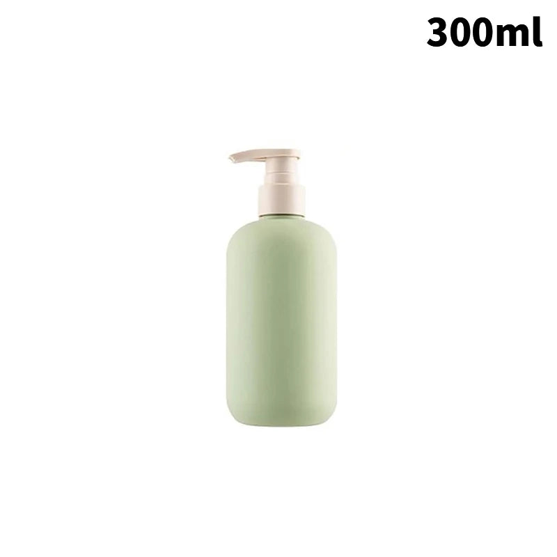 Refillable Foaming Soap Dispenser | Rustproof Plastic Shampoo and Shower Bottle for Ki close-up view