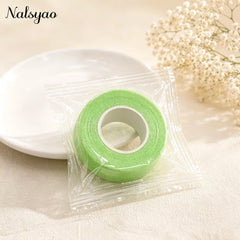 5PCS Eyelashes Extension Tape Micropore Breathable Non-woven Cloth Adhesive Lifting La close-up view