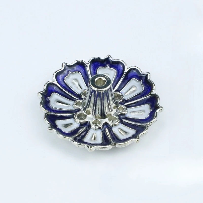 Metal Zen Lotus Buddha Incense Burner | Decorative Incense Stick Holder for Office an lifestyle view