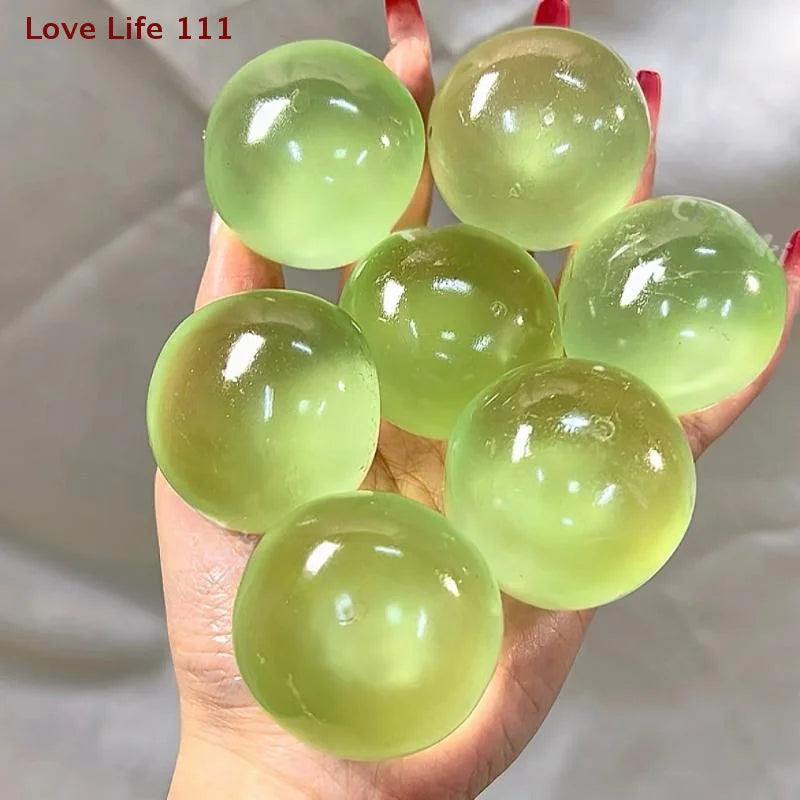 New 1Pcs Anti Stress Sensory Fidgets Toys Soft Simulated Transparent Blue Maltose Slow-rebound Decom