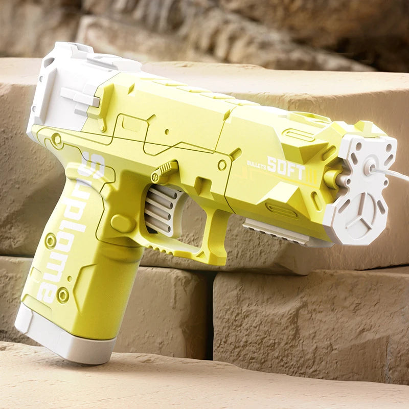 Manual Water Gun Ice Blast | Summer Pool Battle Toy for Kids close-up view
