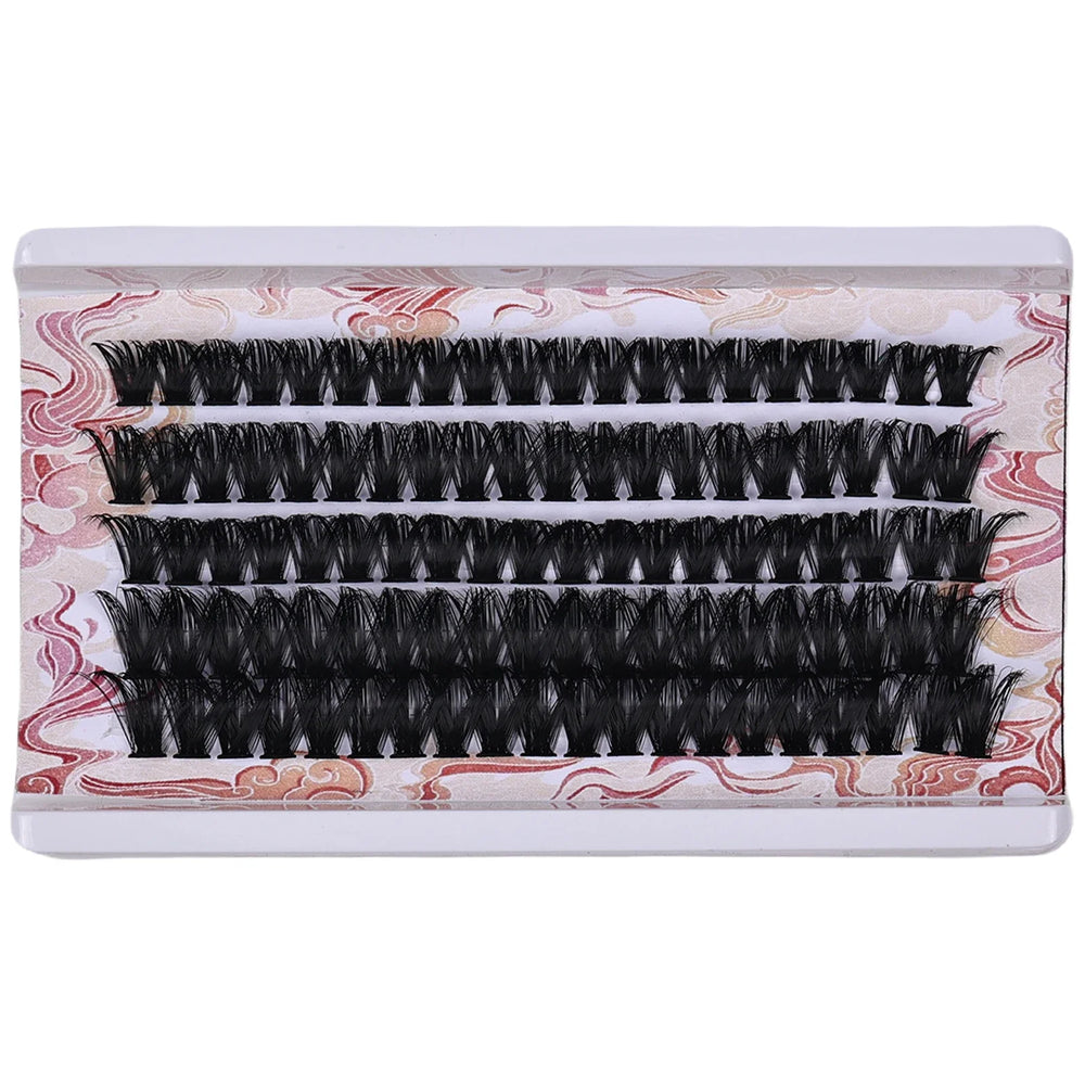 100Pcs 80D Mixed Tray Individual Lashes 3D Russia Volume Eye Lashes Soft Natural La additional angle