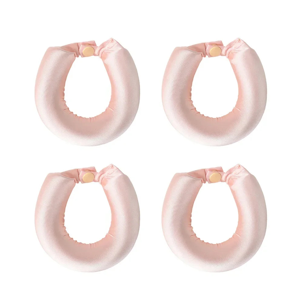 Satin Heatless Hair Curlers | Overnight Flexi Rods for Soft, No-Heat Curls detail view