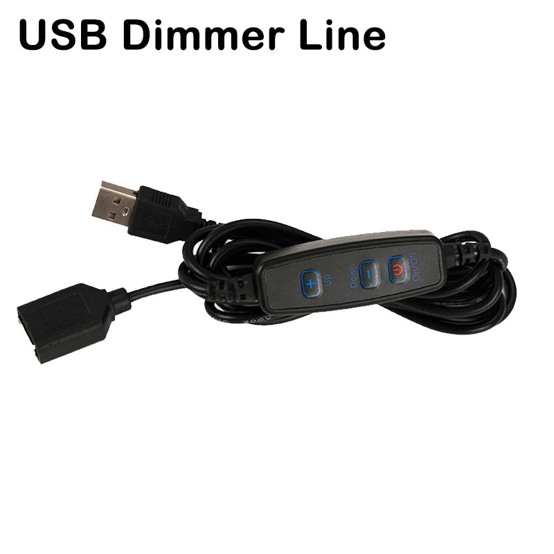 Mini USB LED Desk Lamp | 8 Color Night Light with Eye Protection close-up view
