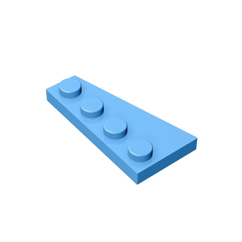 Gobricks GDS-549 Keilplatte 4 x 2 rechts | Baustein für kompatible DIY-Sets