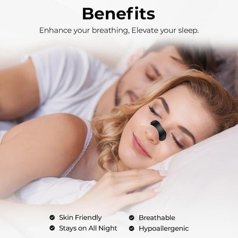 30 Pack Anti Snoring Nose Strips | Nasal Strips for Better Breathing and Restful Slee alternate view