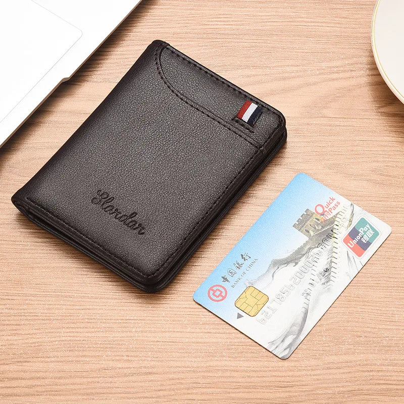 Ultra Thin Men's Wallet | Vertical Small Card Holder alternate view