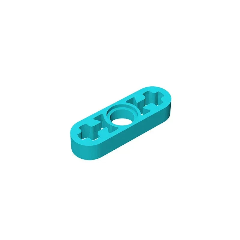 Gobricks GDS-689 Technical Liftarm Thin 1 x 3 | Building Block with Axle Holes Compatibl detail view