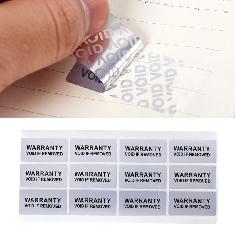 Tamper Proof Void Labels | Disposable Security Seal Stickers detail view