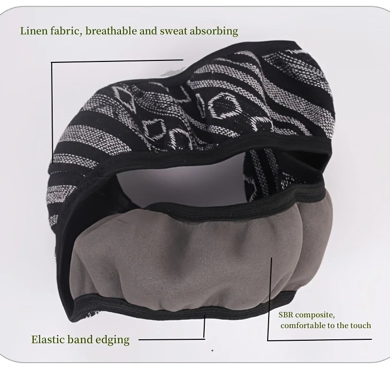 Ethnic Style Elastic Car Steering Wheel Cover No Inner Ring Suitable for 15inch Cars SUV detail view