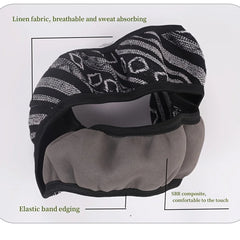 Ethnic Style Elastic Car Steering Wheel Cover No Inner Ring Suitable for 15inch Cars SUV detail view