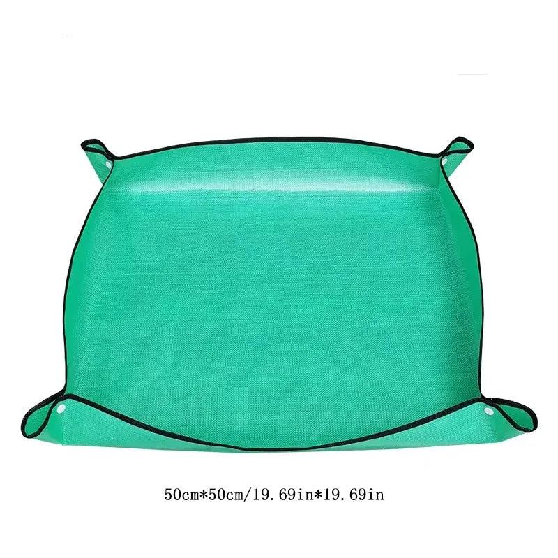 Mats Gardening Planting Mat Plant Repotting Mat Foldable Waterproof Gardening Potting close-up view