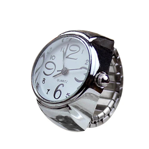 Retro Roman Vintage Punk Finger Watch Ring