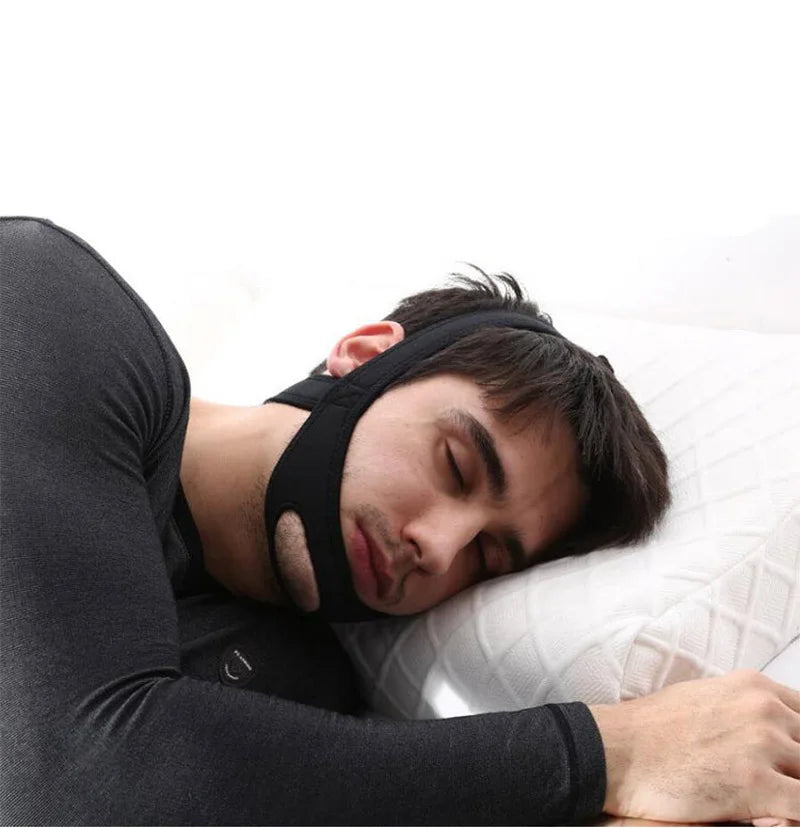 Adjustable Neoprene Anti-Snoring Chin Strap | Sleep Aid for Snoring Relief detail view