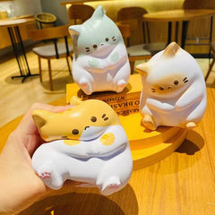 Cat Stress Relief Squishy Toy | Slow Rising PU Squeeze Antistress Ball alternate view
