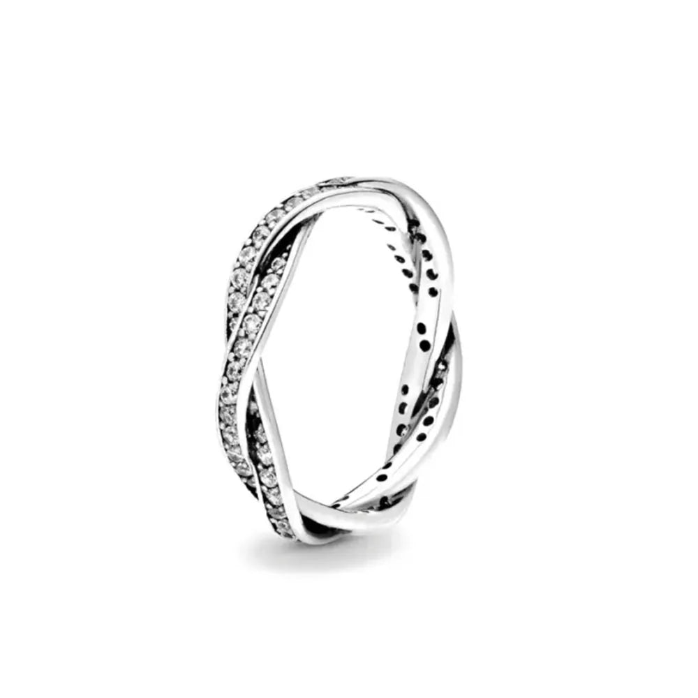 925 Sterling Silver Elevated Red&Pink&Blue&White Square Ring Lover's Holiday Gift J additional angle