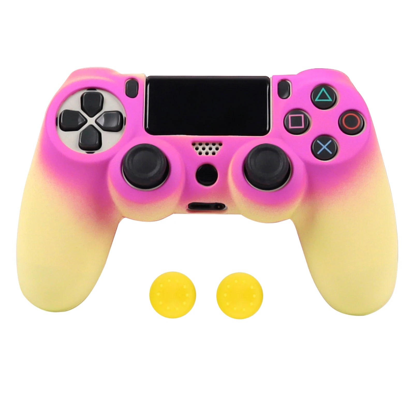 PS4 Controller Silicone Cover | Gradient Protective Case with Trigger Caps additional angle